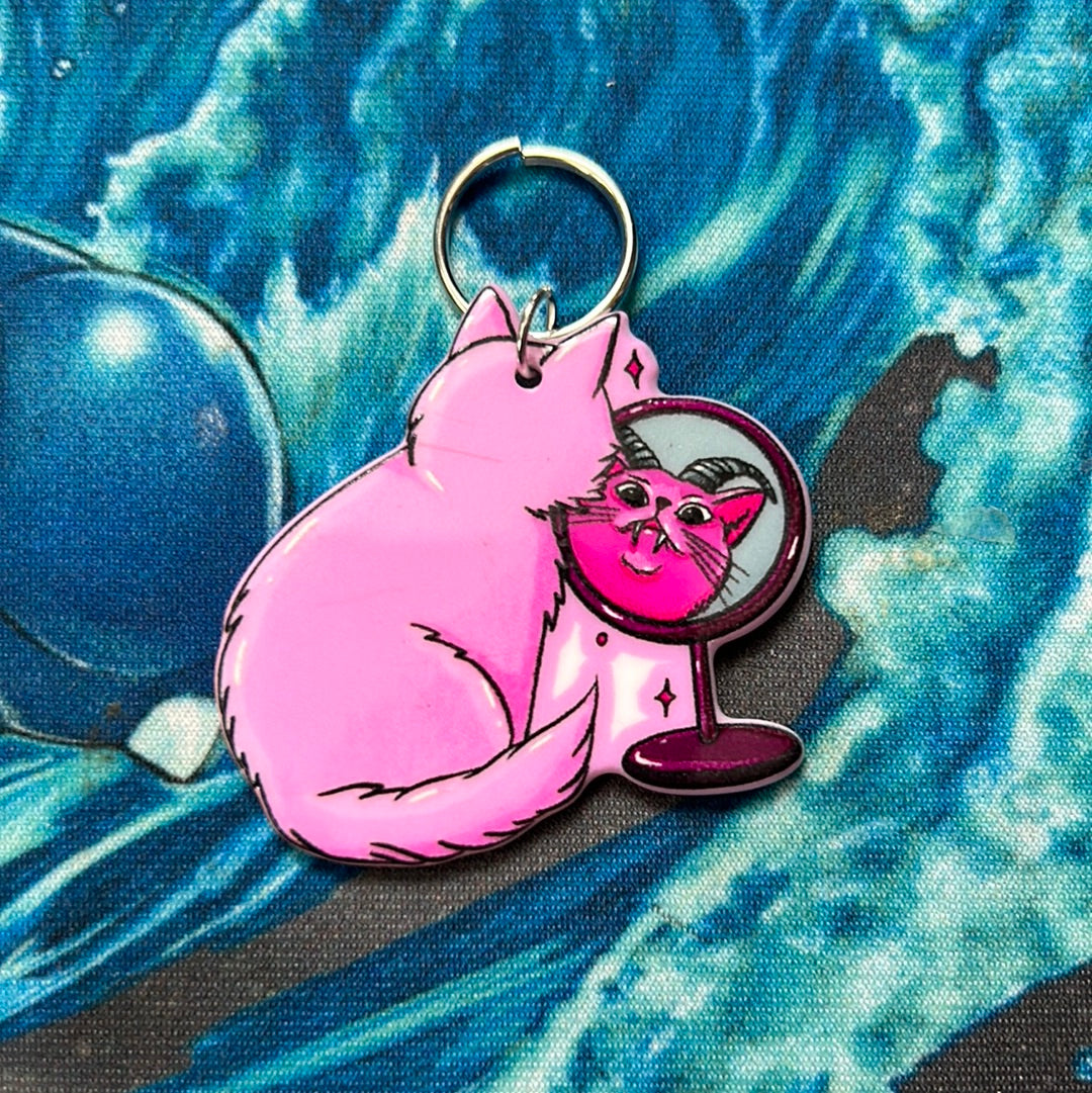 Demon Kitty Charm - Pandoras Lox Dread Shop