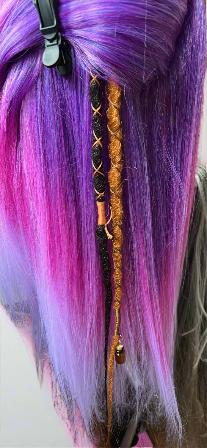 Clip-In Brown Dreads - Pandoras Lox Dread Shop