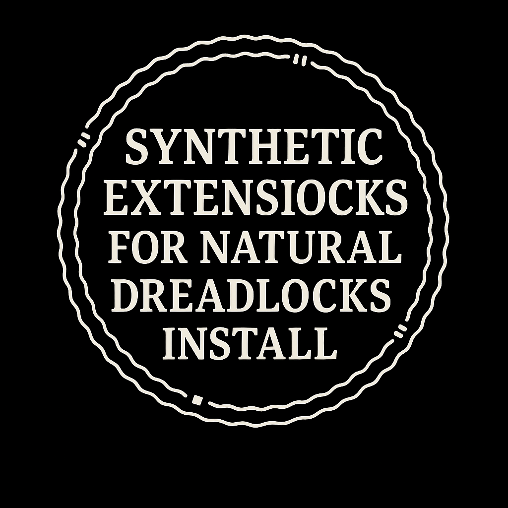 SYNTHETIC EXTENSIONS FOR NATURAL DREADLOCKS INSTALL