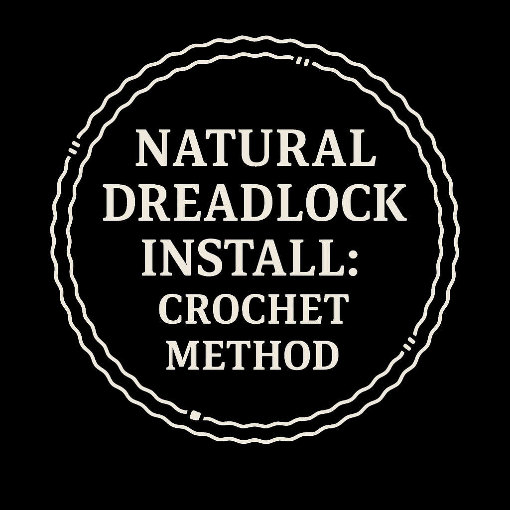 NATURAL DREADLOCK INSTALL: CROCHET METHOD