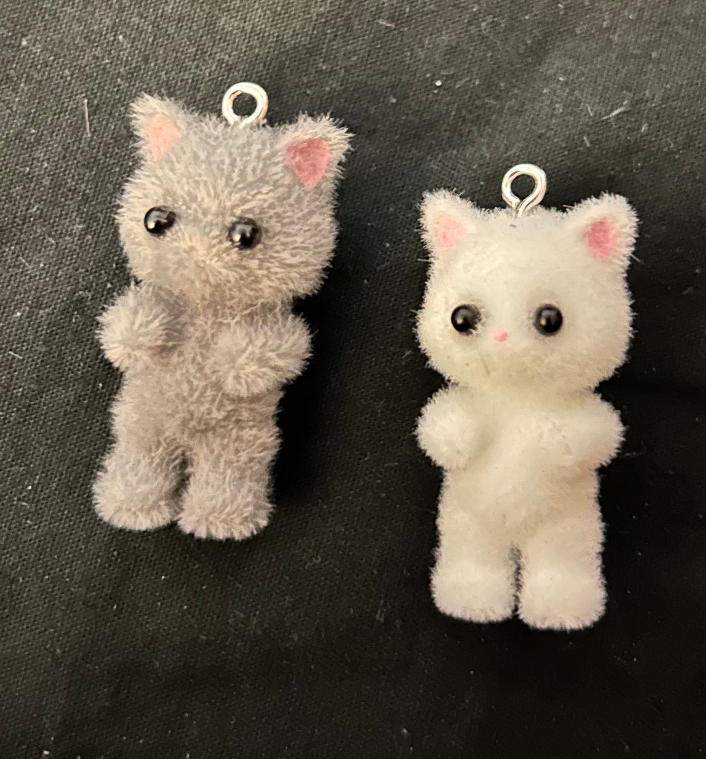 Fluffy Kitty Charm - Pandoras Lox Dread Shop