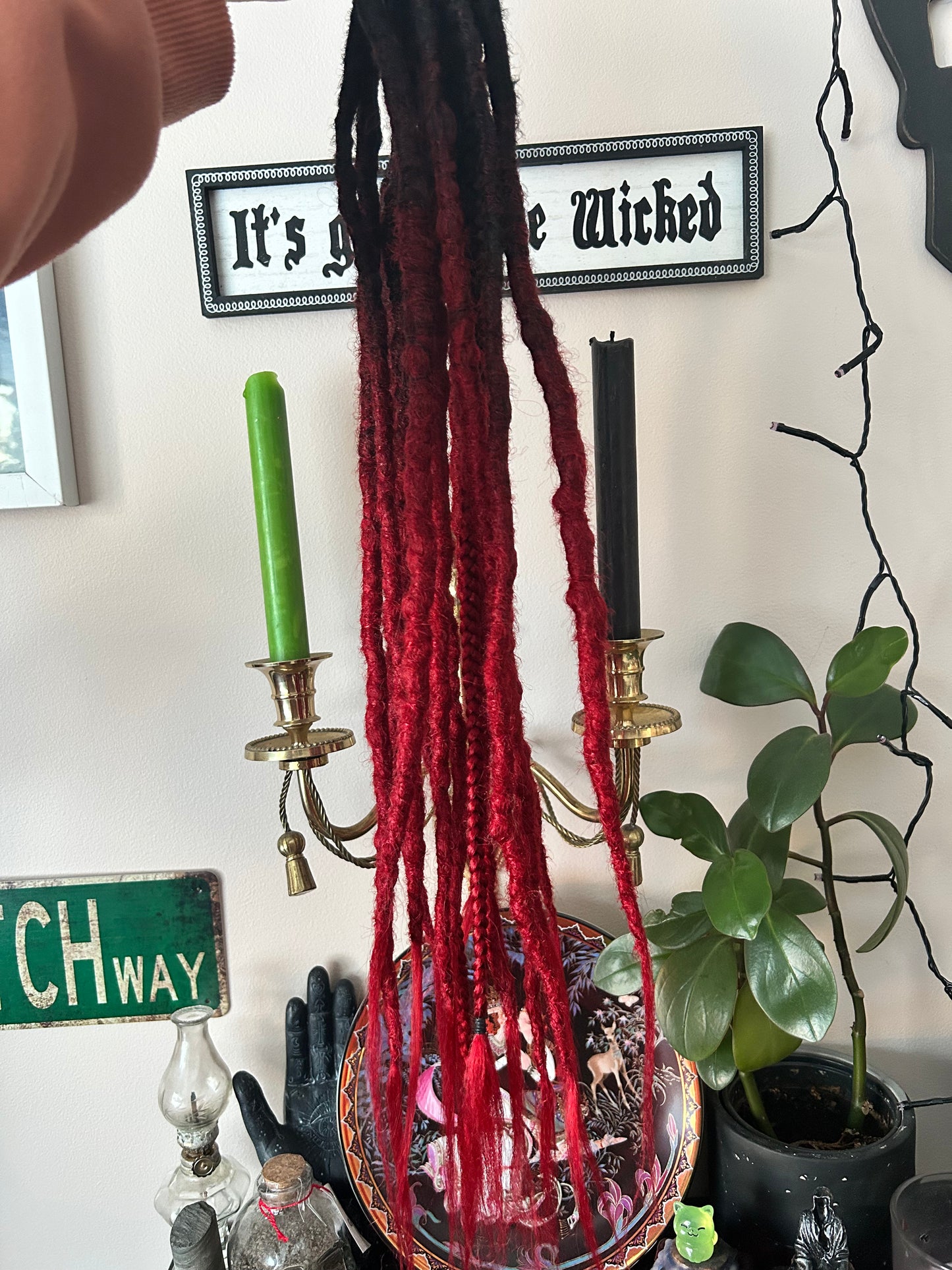 Blood Moon Charm Dreadlocks