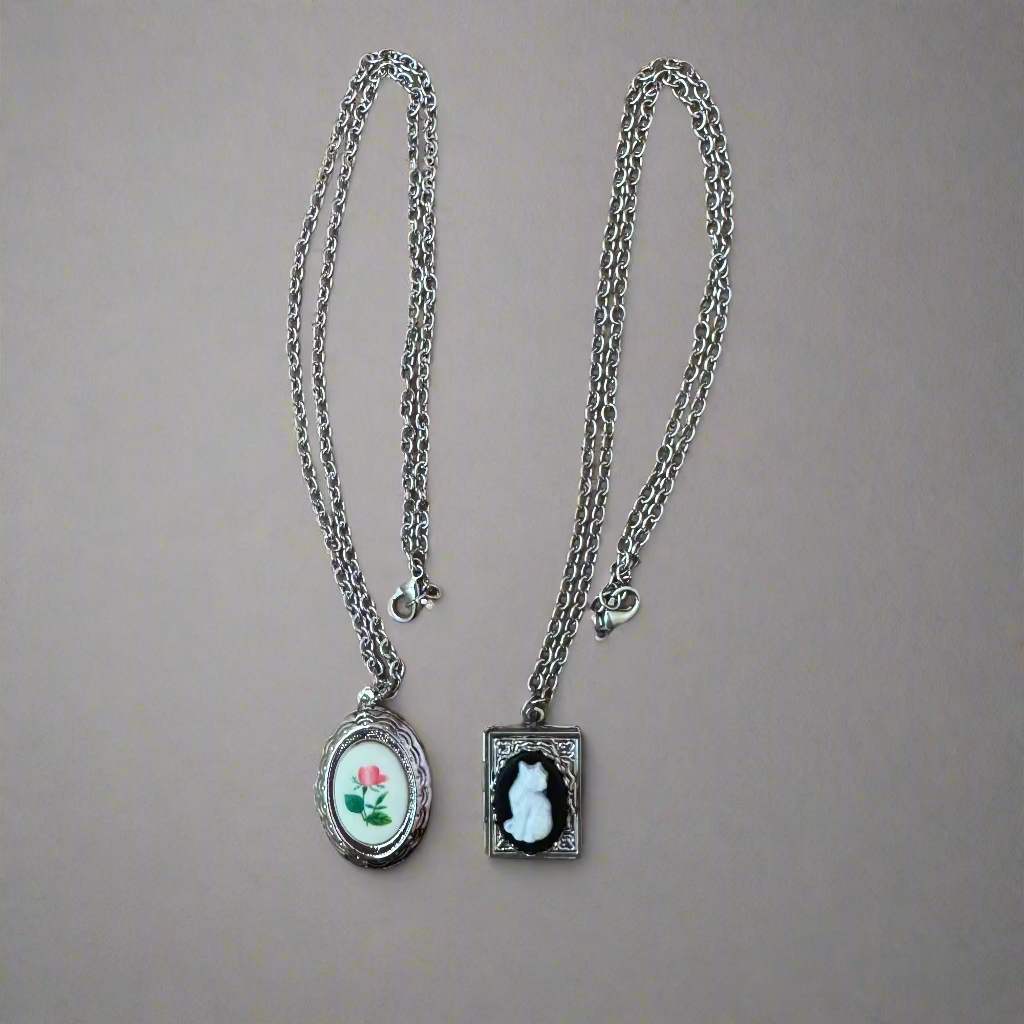 Antique Inspired Locket Necklaces