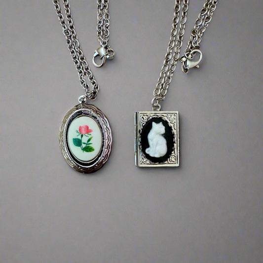 Antique Inspired Locket Necklaces
