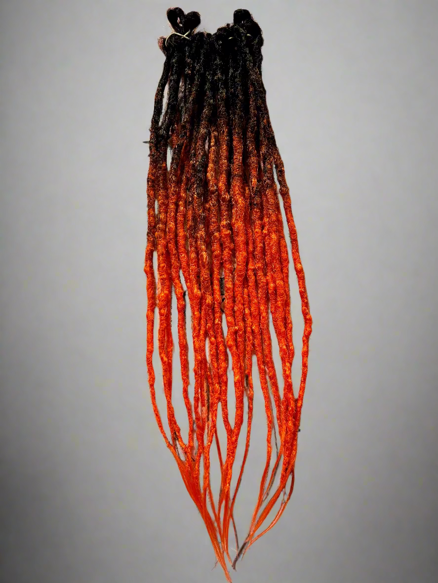 Black/Orange - Pandoras Lox Dread Shop