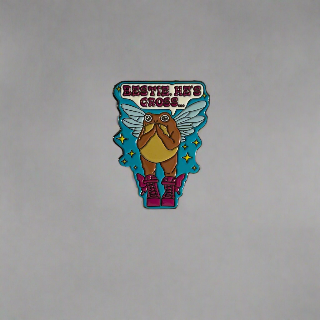 Bestie He's Gross Pin