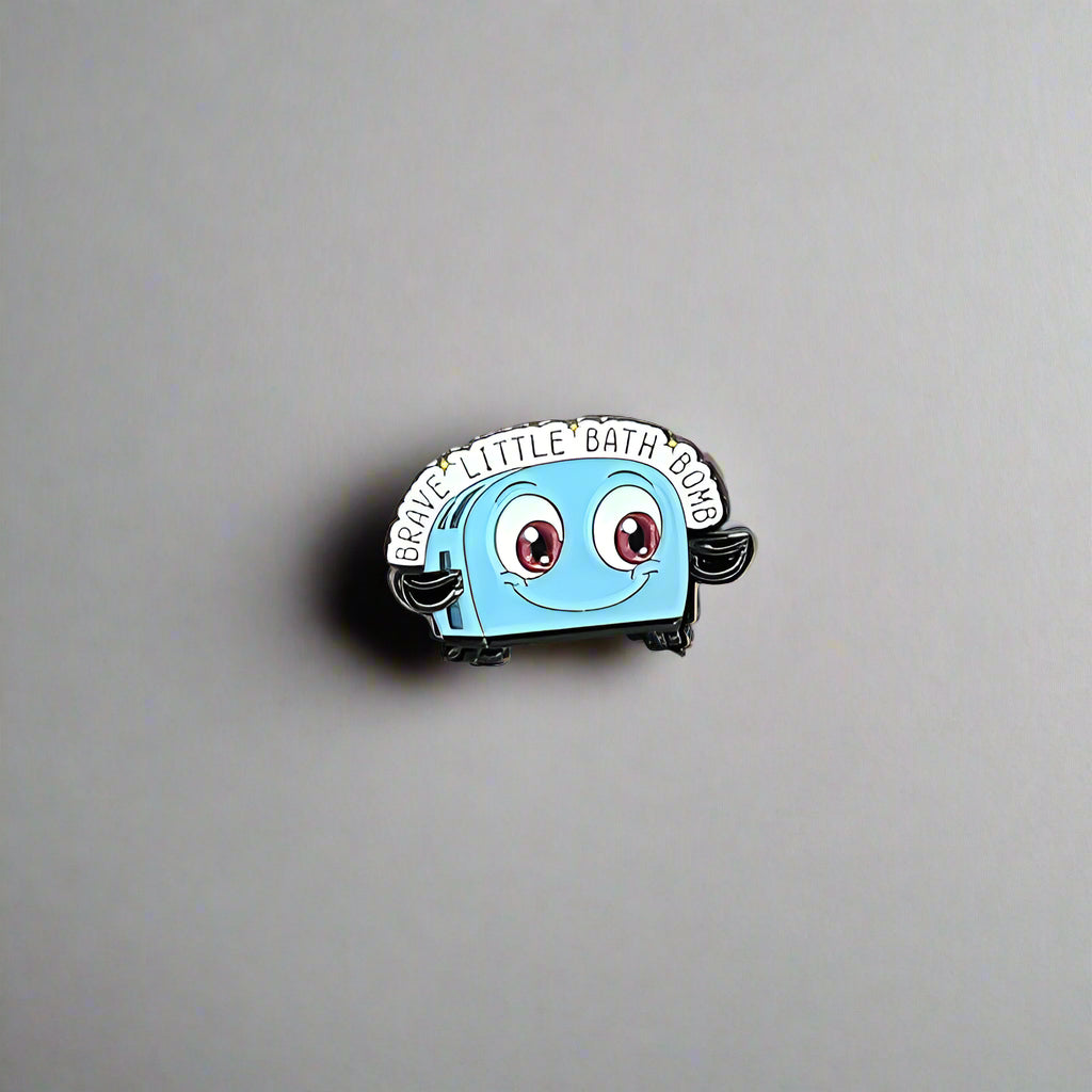 Brave Little Bath Bomb Pin