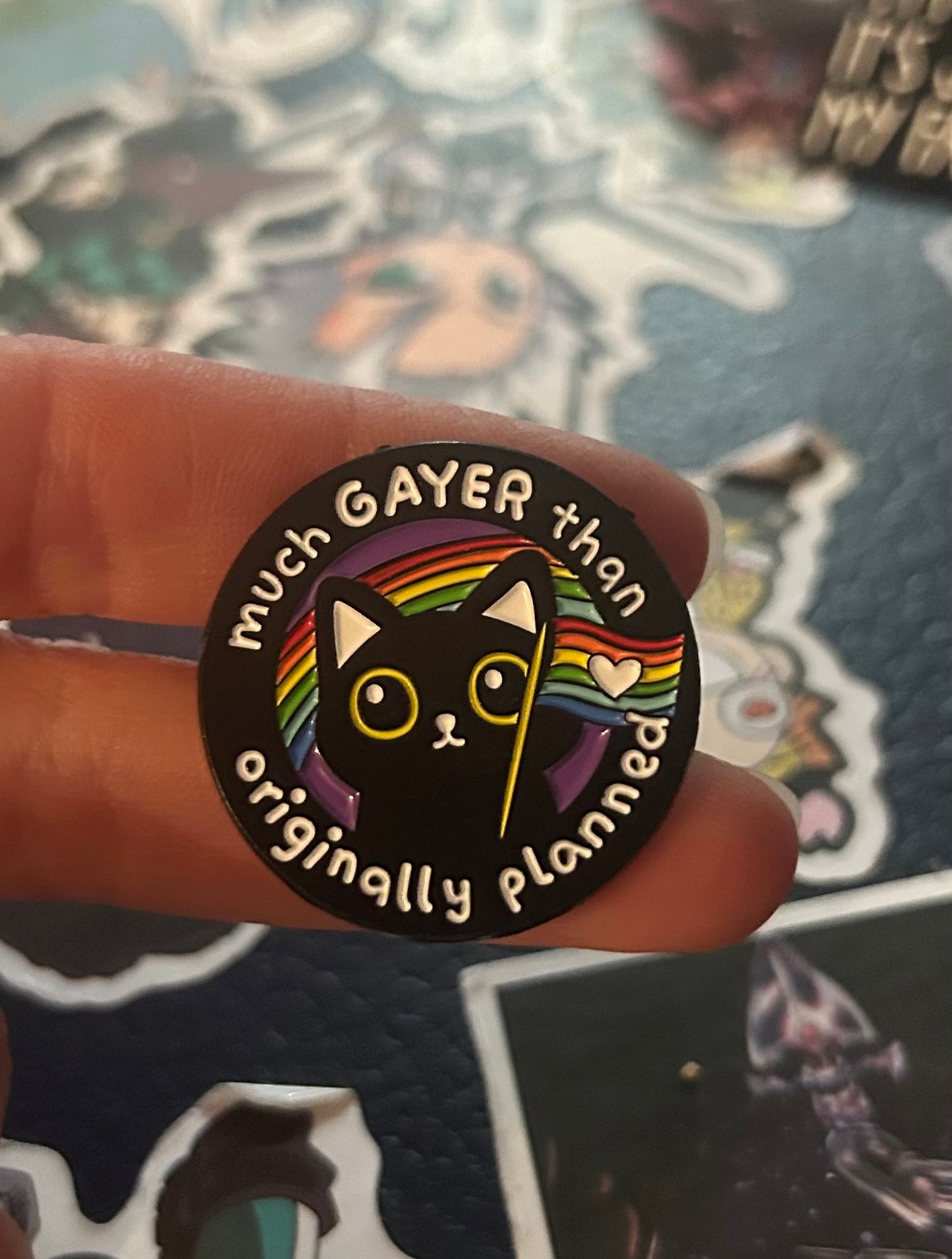Much Gayer Than Planned Pin