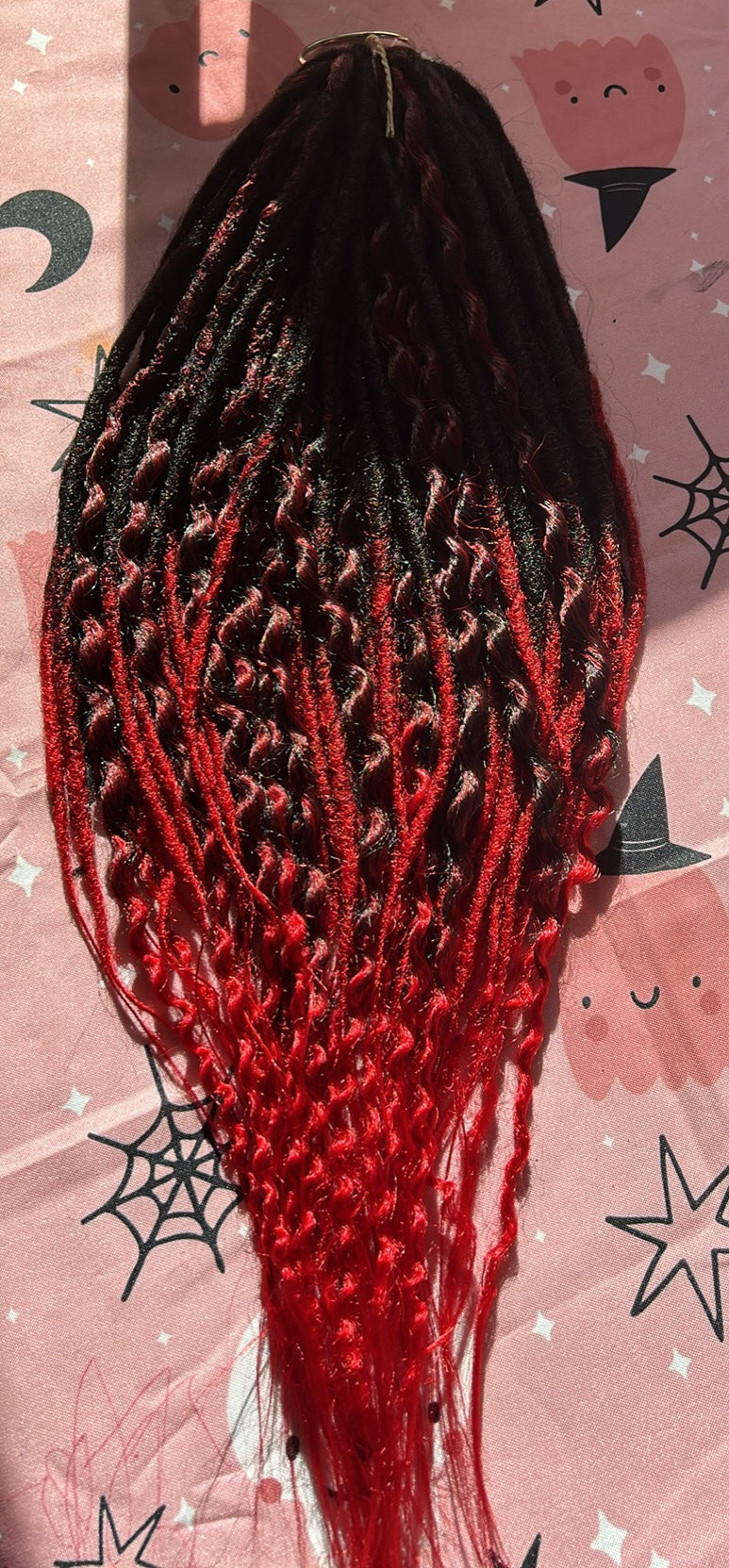 Dark Cherry Curse Dreadlocks