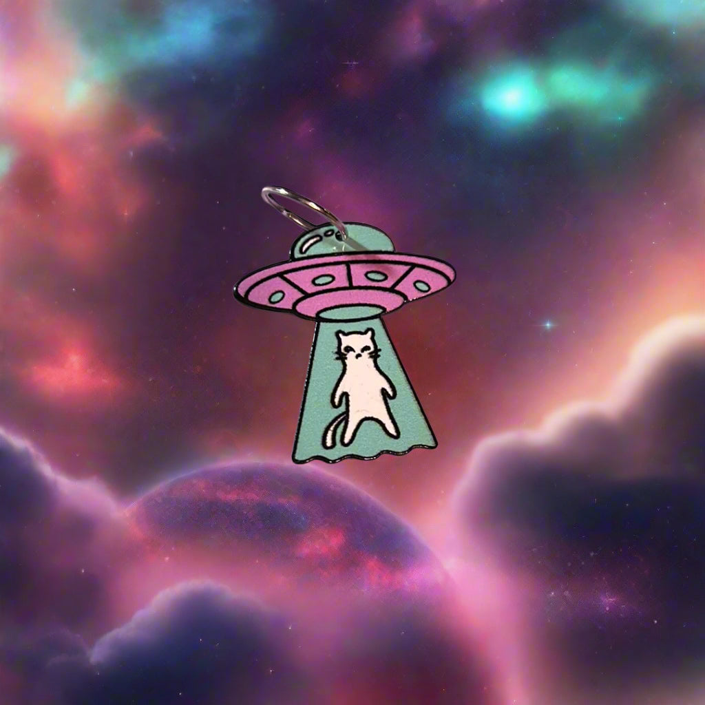 Alien Cat Charm - Pandoras Lox Dread Shop