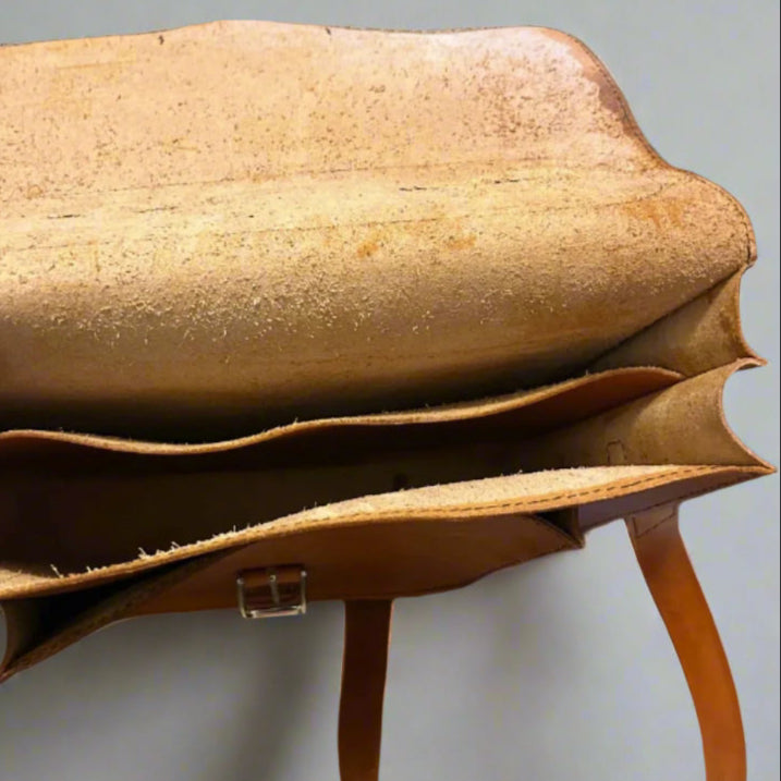 Large Genuine Leather Messenger Bag