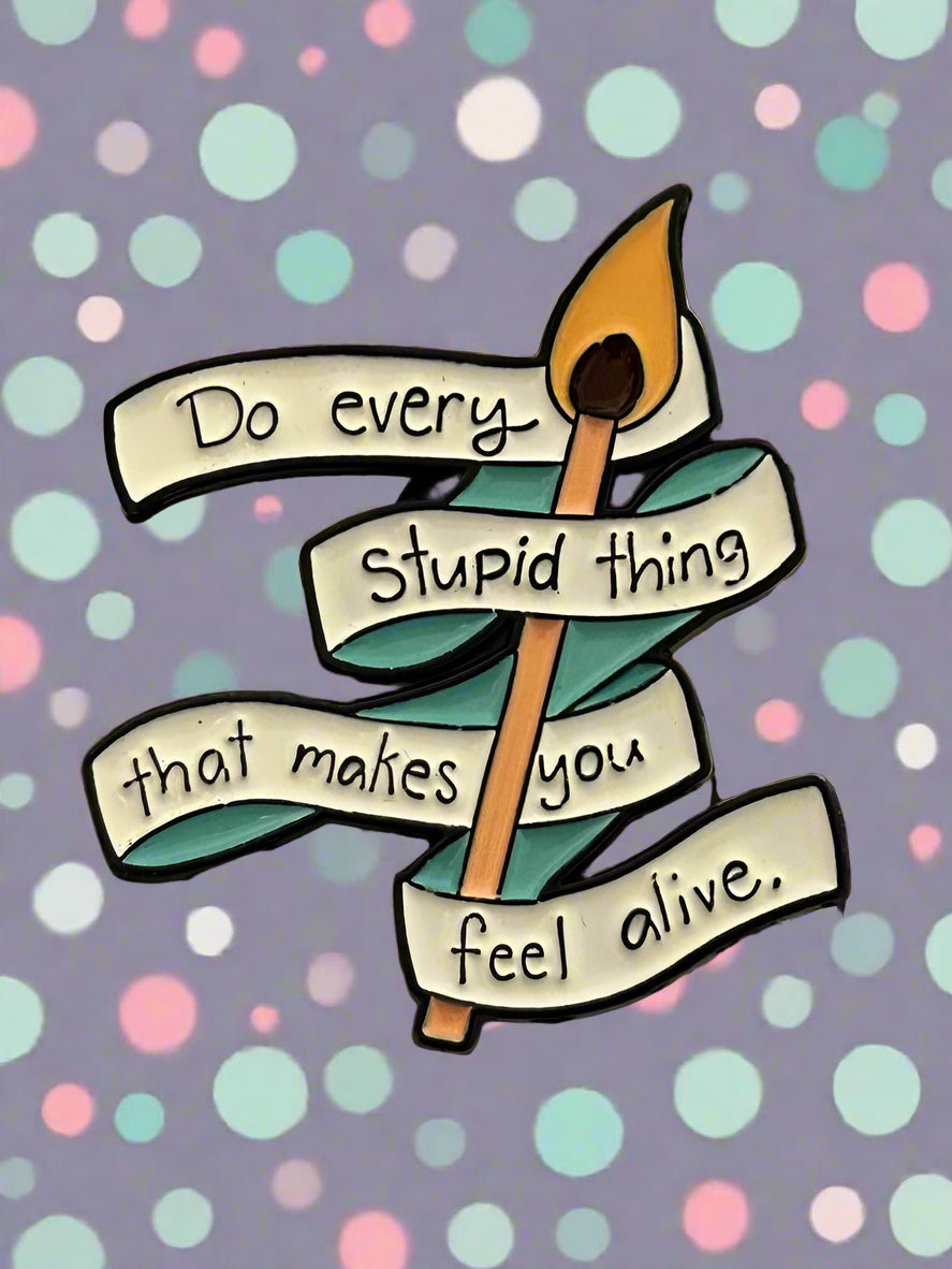 Do The Stupid Thing That Makes You Happy Pin