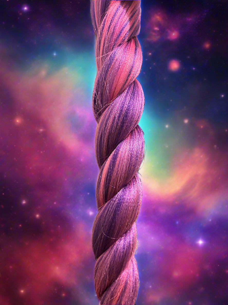 Pink & Purple Swirl Dreadlocks