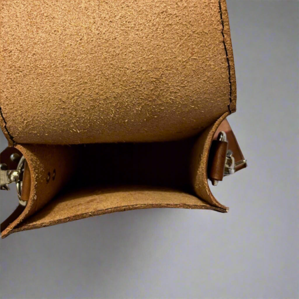 Small Genuine Leather Messenger Bag