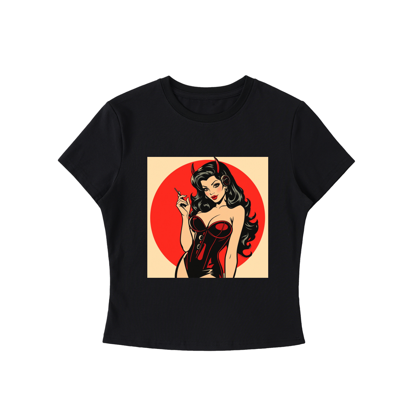 Essential Bodycon Crewneck T-Shirt