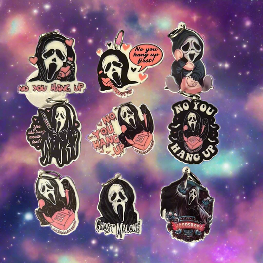 Cute Ghost Face Charm