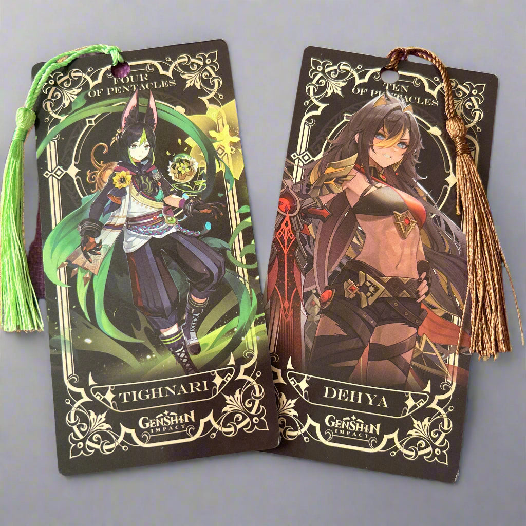 Genshin Tarot Bookmark