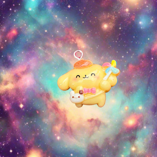 Cute Pom Pom Purin Charm