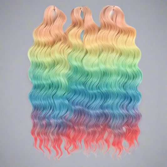 Whispering Rainbows Braiding Hair