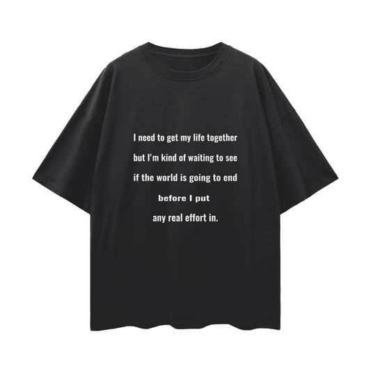 Streetwear Loose Drop Shoulder T-Shirt