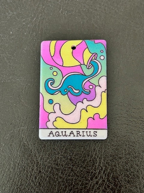 Aquarius Tarot Charm