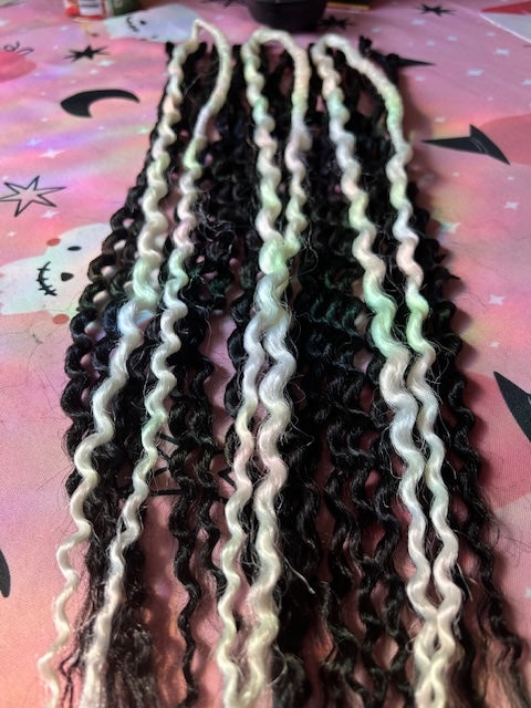 Black & White Dreadlocks