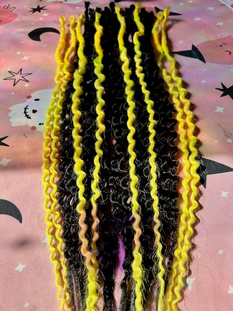 Black & Yellow Dreadlocks