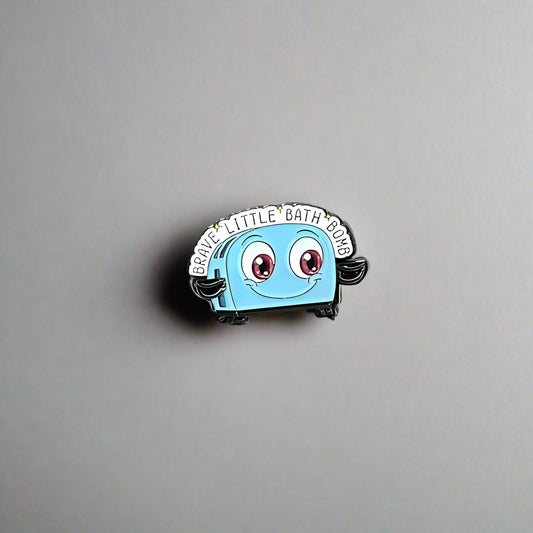 Brave Little Bath Bomb Pin