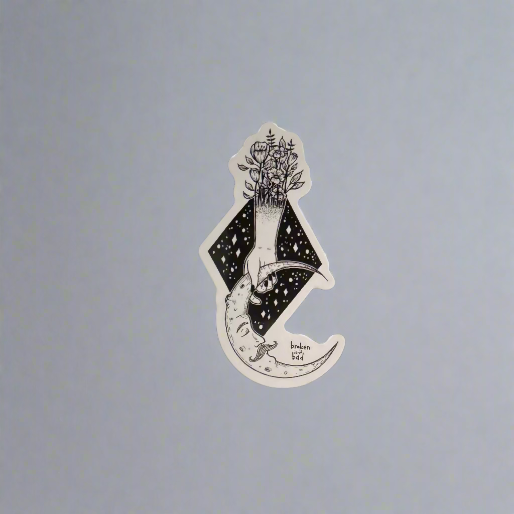 Black & White Alternative Stickers