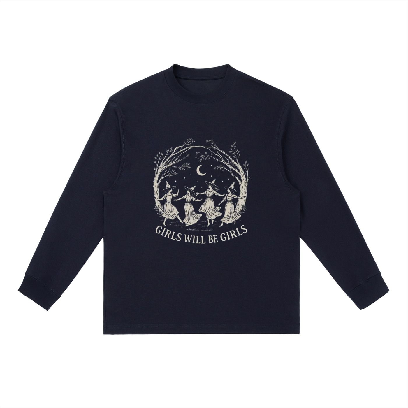 Essential Crewneck Long-Sleeve T-Shirt