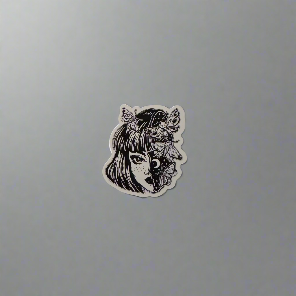Black & White Alternative Stickers
