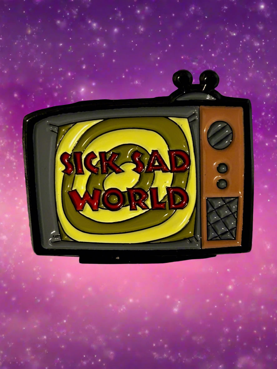 Sick Sad World Pin